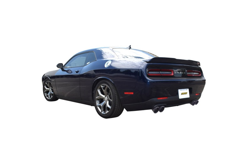 Gibson 15-16 Dodge Challenger R/T 5.7L 2.5in Cat-Back Dual Exhaust - Black Elite (Ceramic) Gibson