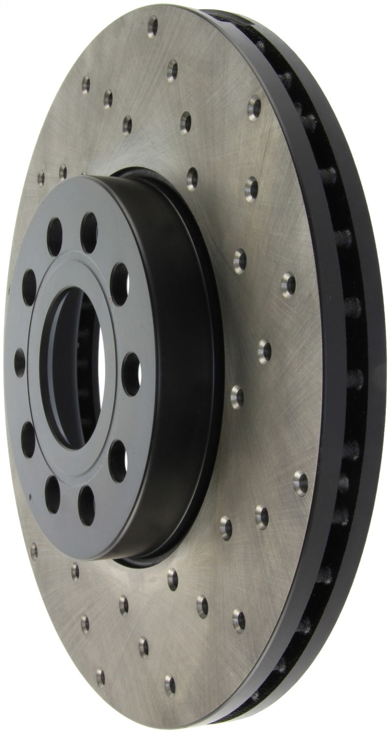 StopTech 05-10 VW Jetta (Exc Wagon) / 09-10 Jetta Wagon / 07-10 Rabbit Drilled Left Front Rotor Stoptech
