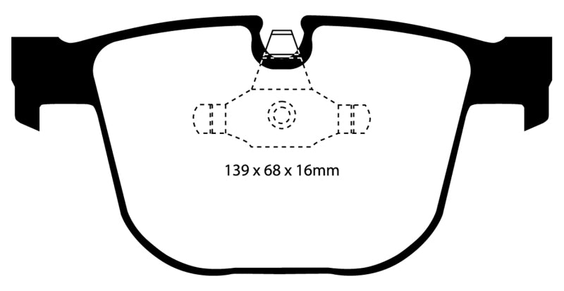 EBC 08-10 BMW M3 4.0 (E90) Bluestuff Rear Brake Pads - eliteracefab.com