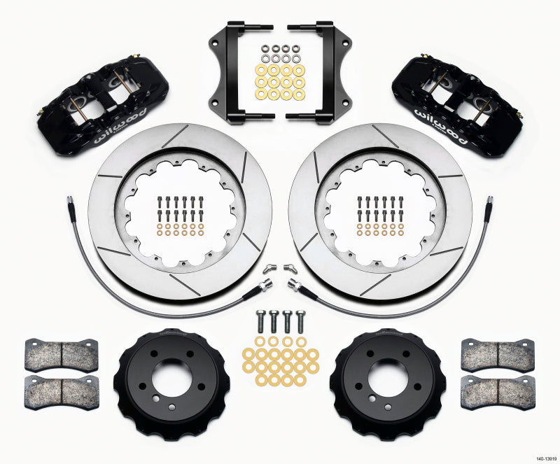 Wilwood AERO6 Front Hat Kit 15.00 2007-2011 BMW E90 Series w/Lines Wilwood