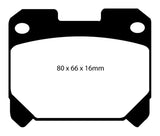 YellowStuff Rear Brake Pads - DP41005R