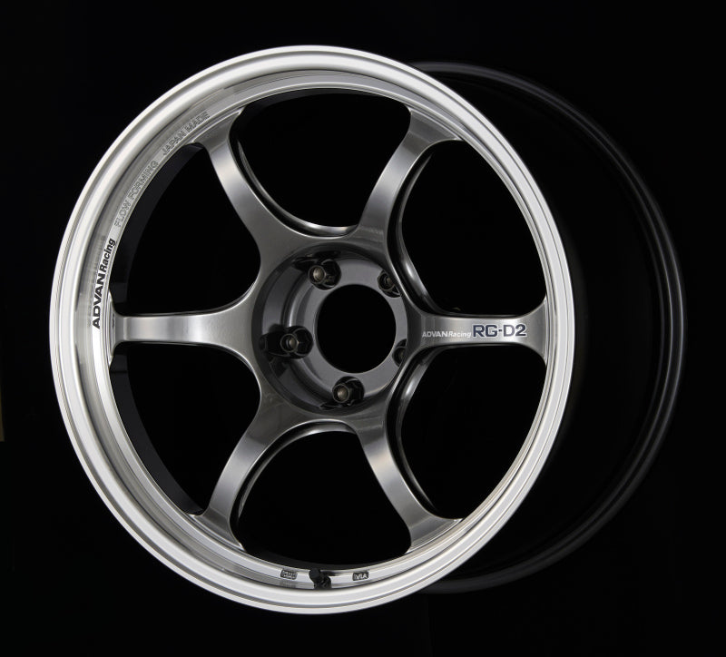 Advan RG-D2 18x10.0 +35 5-114.3 Machining & Racing Hyper Black Wheel