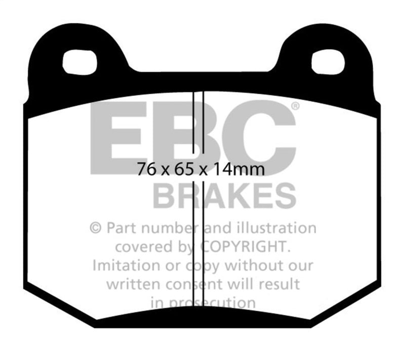 EBC 03-04 Infiniti G35 3.5 (Manual) (Brembo) Bluestuff Rear Brake Pads - eliteracefab.com