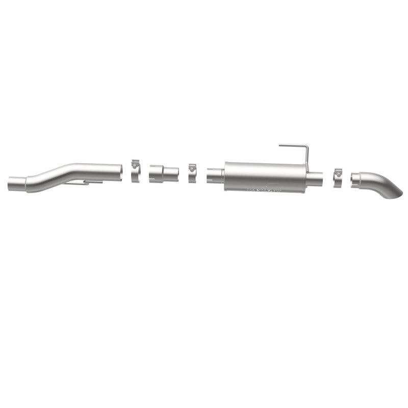 MagnaFlow Cat-Back, SS, 2.5/3in, Turn Down In Front Rear Tire 2015 Ford F150 5.0L V8 Ext Cab Magnaflow