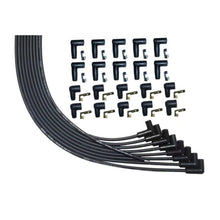 Load image into Gallery viewer, Moroso Universal V8 90 Deg Plug Unsleeved HEI &amp; Non-HEI 90 Ultra Spark Plug Wire Set - Black