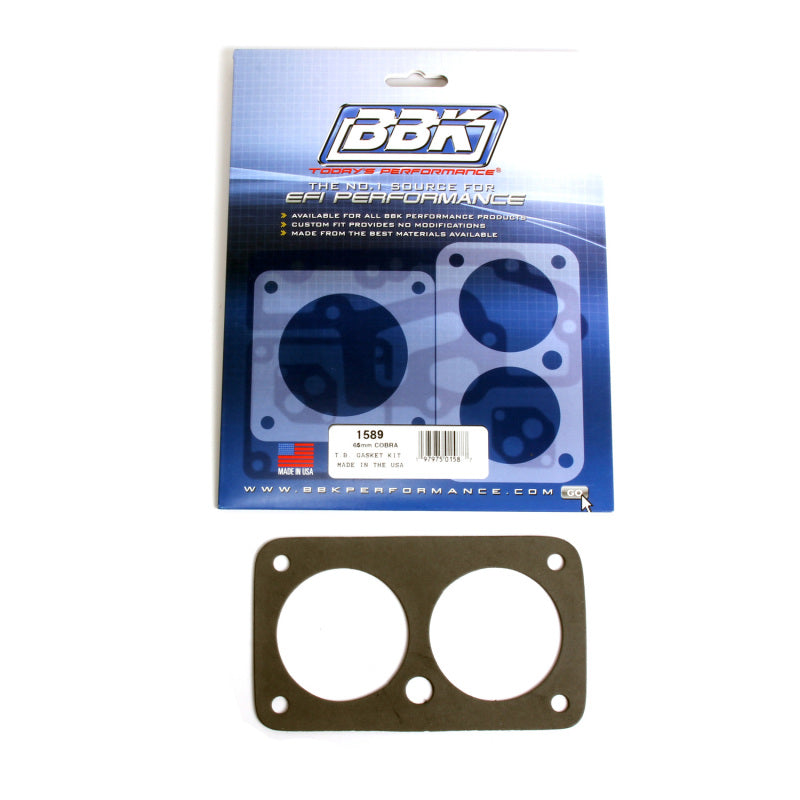 BBK 96-04 Ford Mustang 4.6 F150 Lightning Twin 65mm Throttle Body Gasket Kit 1589