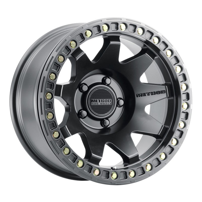 Method MR108 17x9 -44mm Offset 5x5 71.5mm CB Matte Black w/BH-H24125-38 Wheel - eliteracefab.com