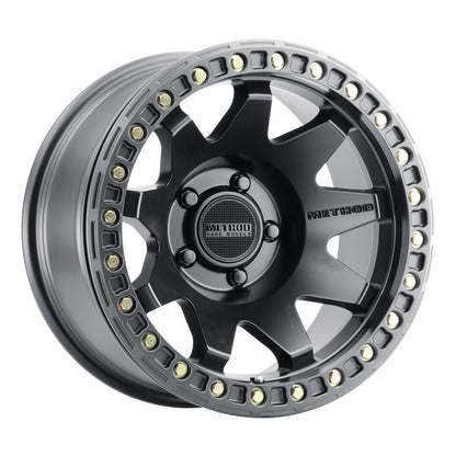 Method MR108 17x9 -44mm Offset 5x5 71.5mm CB Matte Black w/BH-H24125-38 Wheel - eliteracefab.com