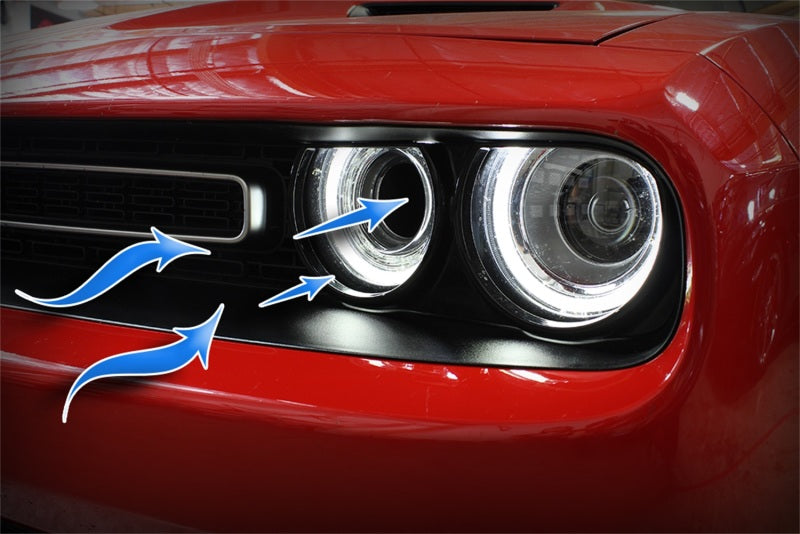 aFe Dynamic Air Scoop 2015 Dodge Challenger V6-3.6 / V8-5.7/6.4L HEMI - eliteracefab.com