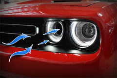 aFe Momentum GT Carbon Fiber Dynamic Air Scoop 15-18 Dodge Challenger V6-3.6L/V8-5.7L/6.4L HEMI - eliteracefab.com