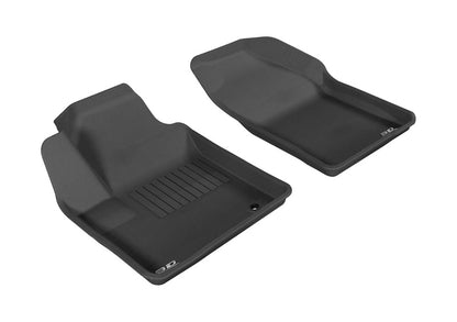 3D MAXpider L1CY00111509 2007-2010 Chrysler Sebring Sedan Kagu 1st Row Floormat - Black