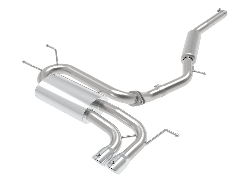 aFe Takeda 2-1/2in SS-304 Cat-Back Exhausts w/ Polished Tip 16-19 Mazda MX-5 Miata ND 2.0T aFe