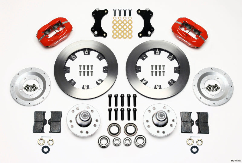 Wilwood Forged Dynalite Front Kit 12.19in Red WWE ProSpindle Wilwood