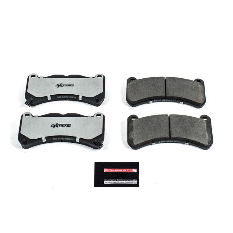 Power Stop 13-14 Ford Mustang Front Z26 Extreme Street Brake Pads w/Hardware - eliteracefab.com