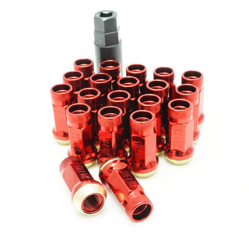 WHEEL MATE MUTEKI SR45R LUG NUT KIT M12X1.25 – RED - eliteracefab.com