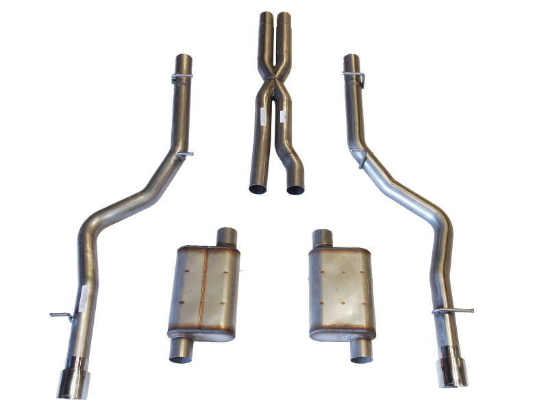 JBA 05-10 Chrysler/Dodge Cars 6.1L 409SS Dual Rear Exit Cat-Back Exhaust JBA