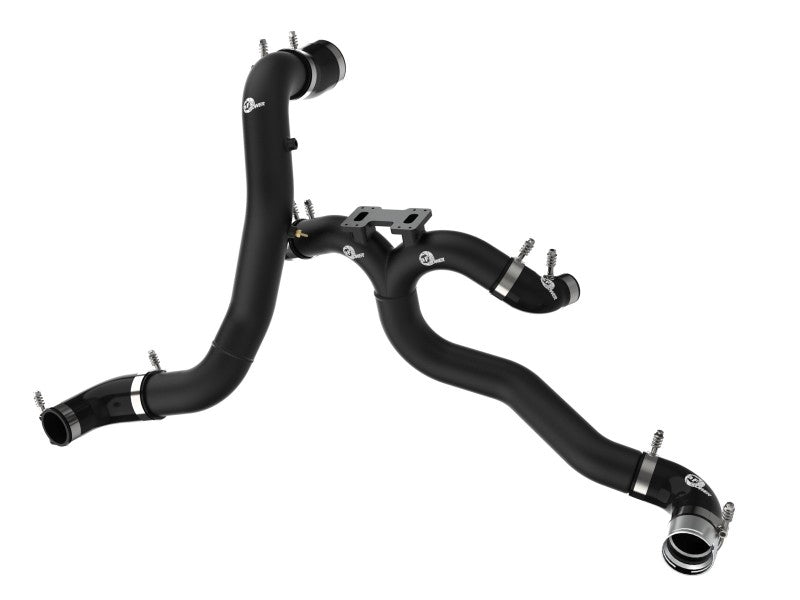 AFE 18-22 Kia Singer V6-3.3L BladeRunner Alum Hot/Cold Charge Pipe Kit Black - eliteracefab.com