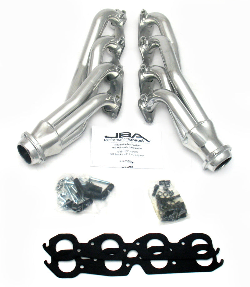 JBA 88-93 GM Truck 7.4L BBC w/A.I.R. 1-3/4in Primary Silver Ctd Cat4Ward Header JBA