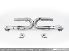 AWE Tuning 991 Carrera Performance Exhaust - Use Stock Tips - eliteracefab.com