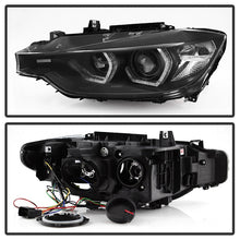 Load image into Gallery viewer, Spyder 12-14 BMW F30 3 Series 4DR Projector Headlights - LED DRL - Black (PRO-YD-BMWF3012-DRL-BK) - eliteracefab.com