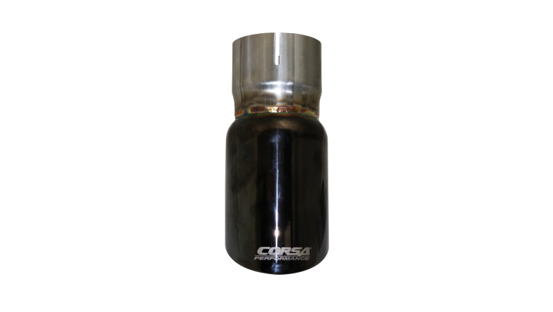 Corsa Single Universal 2.5in Inlet / 3in Outlet Black PVD Pro-Series Tip Kit CORSA Performance