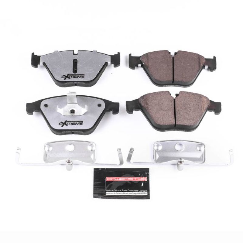 Power Stop 14-16 BMW 528i Front Z26 Extreme Street Brake Pads w/Hardware - eliteracefab.com