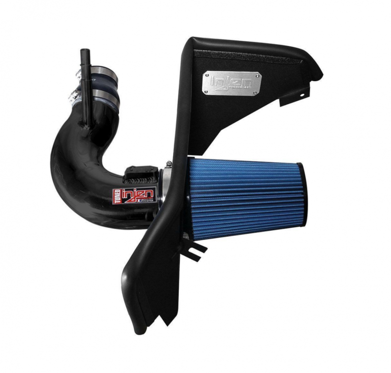 Injen 2016+ Chevy Camaro 2.0L Wrinkle Black Power-Flow Air Intake System - eliteracefab.com