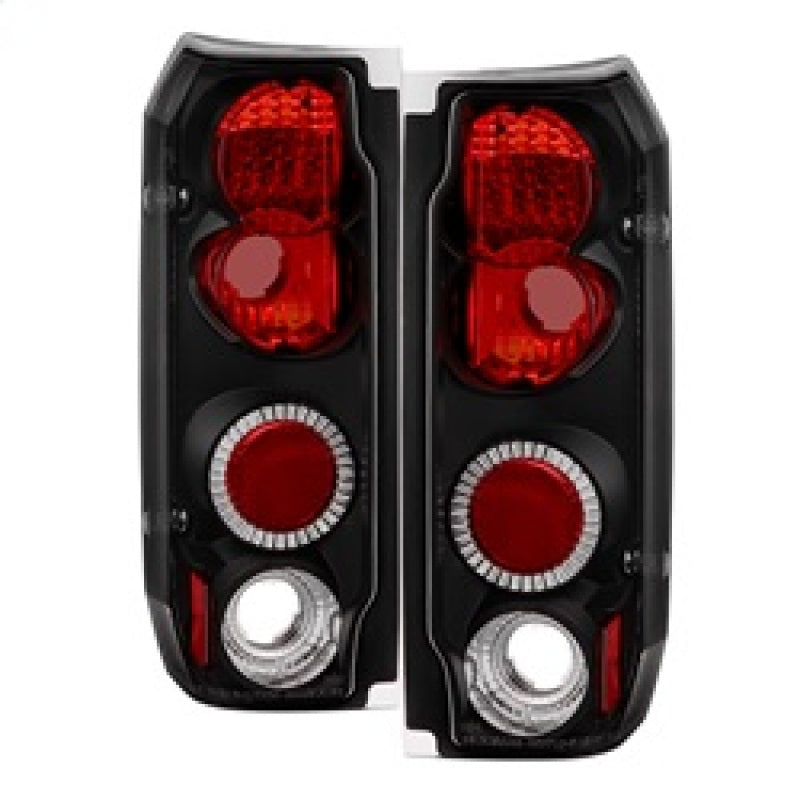 Spyder Ford F150 87-96/Ford Bronco 88-96 Euro Style Tail Lights Black ALT-YD-FF15089-BK - eliteracefab.com