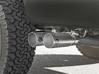 aFe Rebel Exhausts 3in SS Cat-Back 09-14 Ford F-150 4.6/5.0/5.4L w/ Polished Tips aFe