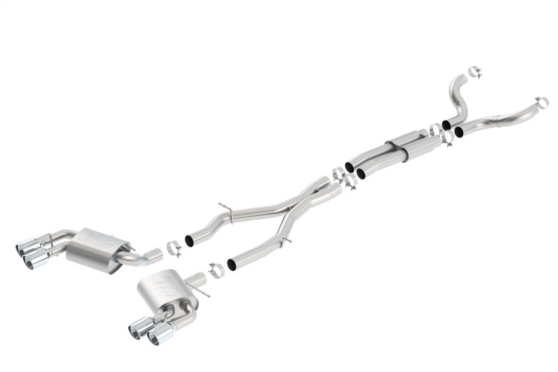 Borla Chevy 16-17 Camaro 6.2L ATAK Catback w/ Dual Tips (NPP) Dual Split Rear Exit - eliteracefab.com