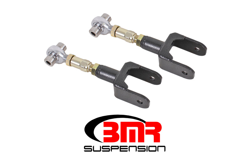 BMR UPPER CONTROL ARMS ON-CAR ADJUSTABLE ROD END BLACK (79-04 MUSTANG) - eliteracefab.com