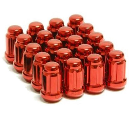 WHEEL MATE MUTEKI CLOSED END LUG NUTS – RED 12×1.50 - eliteracefab.com