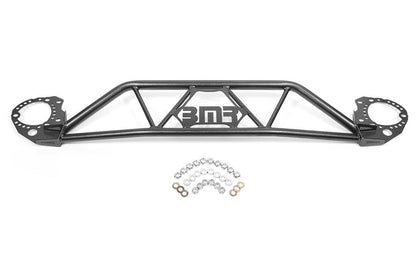 BMR STRUT TOWER BRACE FRONT TWIN TUBE DESIGN BLACK (2015+ MUSTANG) - eliteracefab.com