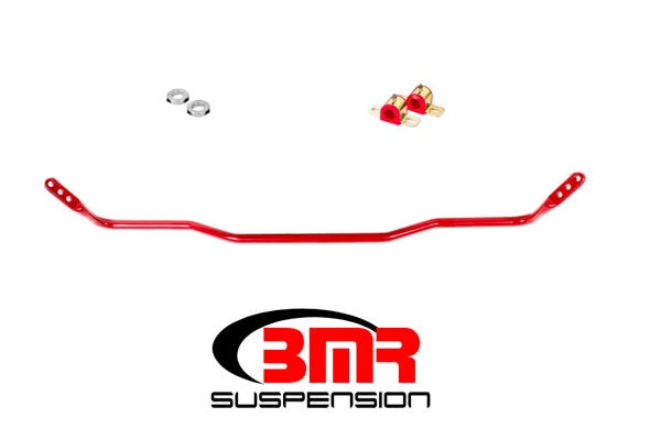 BMR REAR SWAY BAR 25MM 3-HOLE ADJ RED (2015+ MUSTANG) - eliteracefab.com