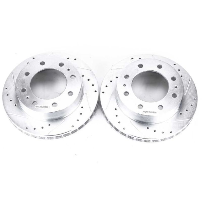 Power Stop 00-05 Cadillac DeVille Front Evolution Drilled & Slotted Rotors - Pair - eliteracefab.com