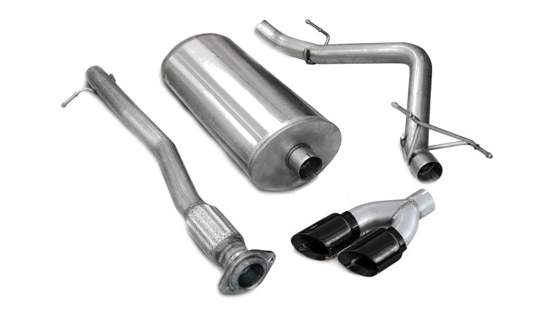 Corsa 07-08 Chevrolet Silverado Crew Cab/Short Bed 1500 5.3L V8 Black Sport Cat-Back Exhaust CORSA Performance