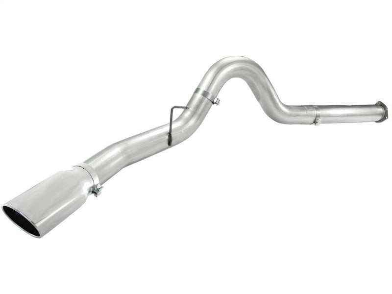 aFe Atlas 5in DPF-Back Aluminized Steel Exh Sys, Ford Diesel Trucks 11-14 v8-6.7L (td) Polished tip aFe