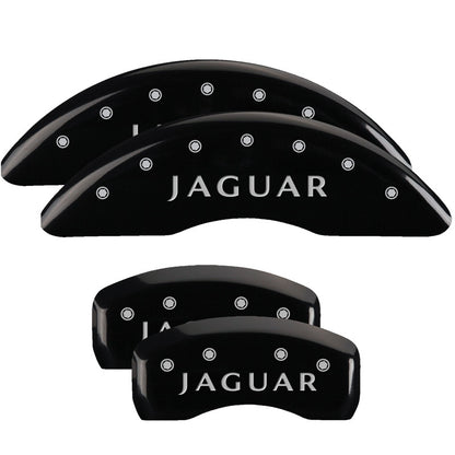 MGP 4 Caliper Covers Engraved Front Acura Engraved Rear TSX Black finish silver ch MGP