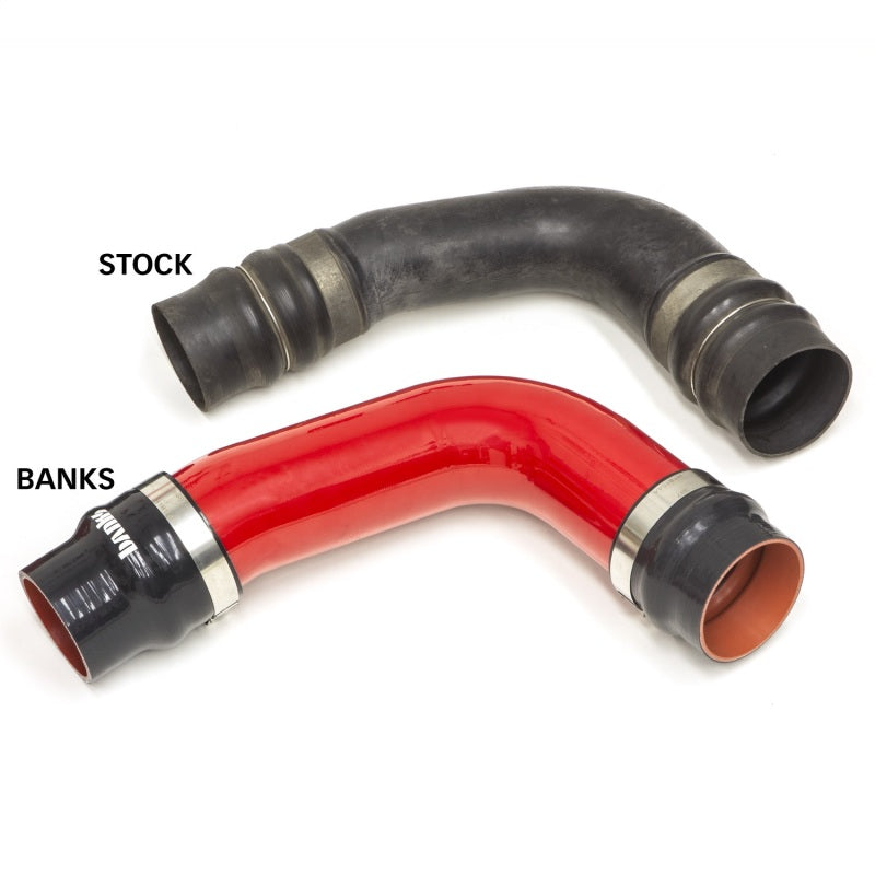 Banks 10-12 Ram 6.7L Diesel OEM Replacement Cold Side Boost Tube - Red - eliteracefab.com