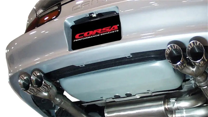 Corsa 98-02 Chevrolet Camaro Convertible Z28 5.7L V8 LS1 Polished Sport Cat-Back Exhaust - eliteracefab.com