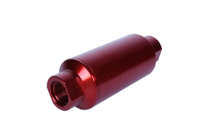 Aeromotive In-Line Filter - (AN-10) 10 Micron Microglass Element Red Anodize Finish.