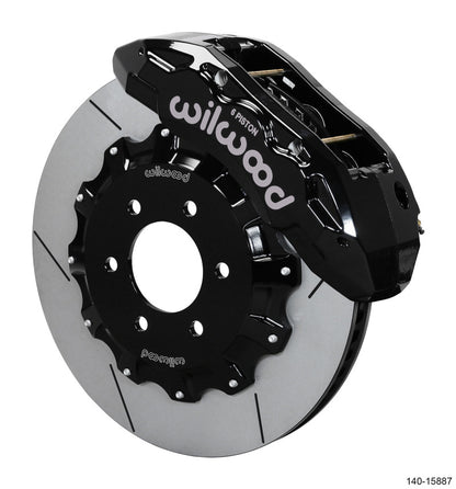 Wilwood 17-19 Ford F150 Raptor TX6R Front Kit 15.50in Rotor w/ Lines - Black - eliteracefab.com
