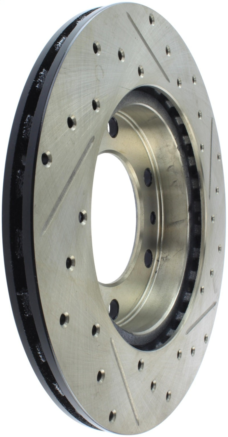 StopTech 81-89 Toyota Land Cruiser Slotted & Drilled Front Rotor Stoptech