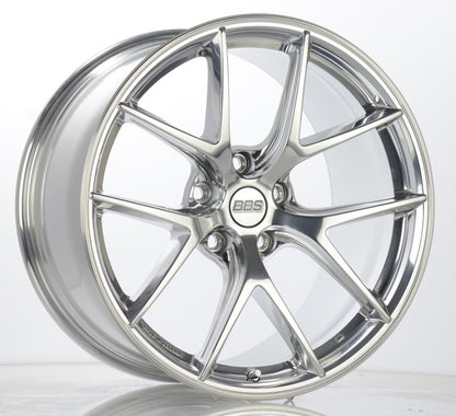 BBS CI-R 20x11.5 5x120 ET52 Ceramic Polished Rim Protector Wheel -82mm PFS/Clip Required.