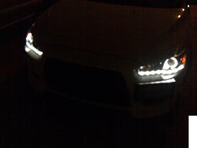 Load image into Gallery viewer, Spyder Mitsubishi Lancer/EVO-10 08-14 Projector Xenon/HID- LED Halo DRL Blk PRO-YD-ML08-HID-DRL-BK - eliteracefab.com