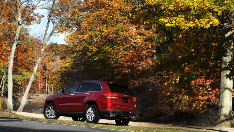 Corsa 14-16 Jeep Grand Cherokee Summit Edition Polished 2.5in Dual Rear Exit Cat-Back Exhaust - eliteracefab.com