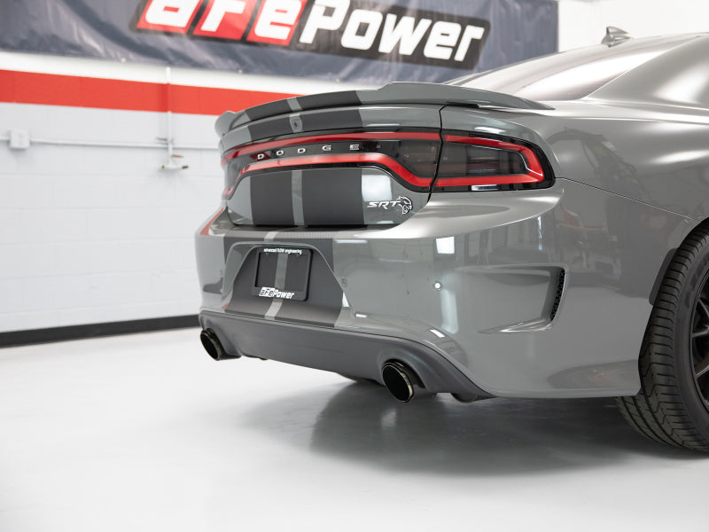 aFe MACH Force-XP 4-1/2in Carbon Fiber OE Replacement Exhaust Tips - 15-19 Dodge Charger/Hellcat - eliteracefab.com