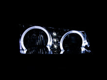 Load image into Gallery viewer, ANZO USA Chevrolet Silverado Crystal Headlights W/ Halo Black; 2003-2006 - eliteracefab.com