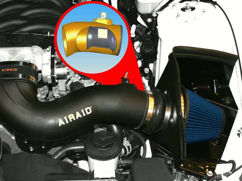 Airaid 05-09 Mustang GT 4.6L MXP Intake System w/ Tube (Dry / Blue Media) - eliteracefab.com