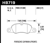 Hawk Performance DTC-70 Front Brake Pads - HB719U.668